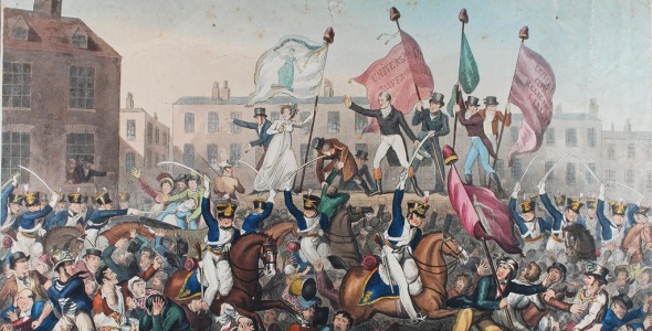 What was the Peterloo Massacre?