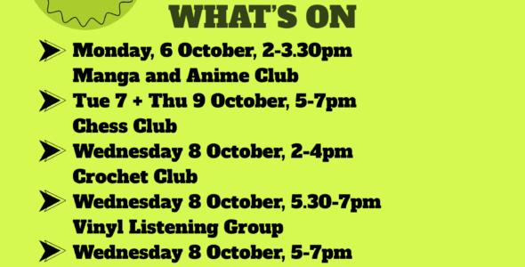 Cultural Welcome Week – 6-12 October