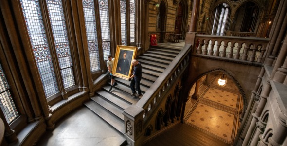Photo of A Brush With History – Restoring Our Town Hall’s paintings. Afternoon Lecture.