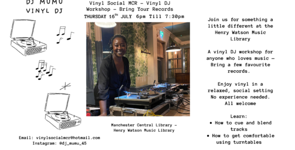  Bring Your Own Vinyl Workshop