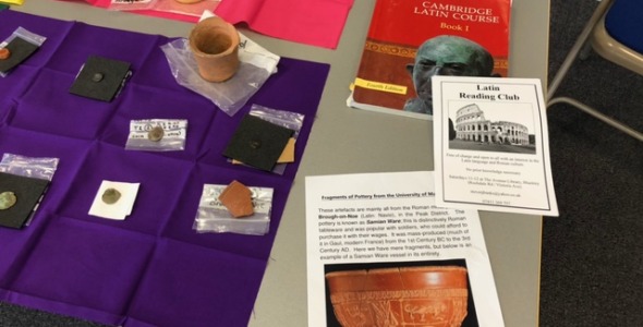 Display of Roman Artefacts