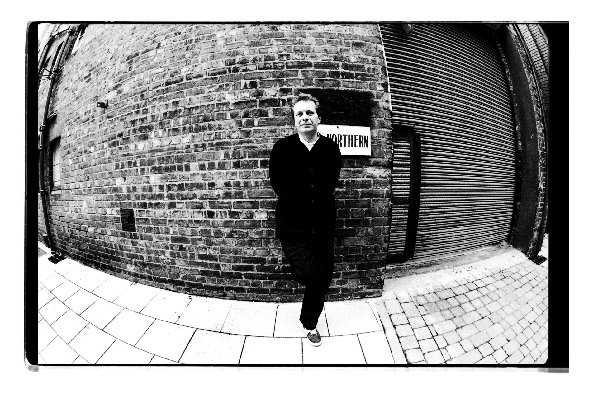 Photograph of Tony Wilson by Paul Wolfgang Webster